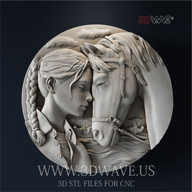COWBOY GIRL 3d stl